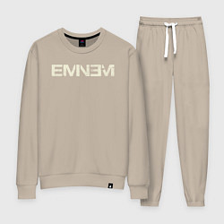 Костюм хлопковый женский EMINEM, цвет: миндальный