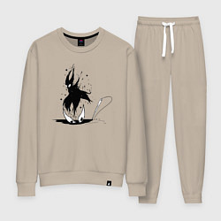 Костюм хлопковый женский Hollow Knight, цвет: миндальный