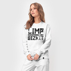 Костюм хлопковый женский LIMP BIZKIT, цвет: белый — фото 2