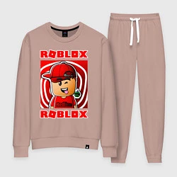 Костюм хлопковый женский ROBLOX, цвет: пыльно-розовый