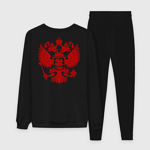 Женский костюм Russia / Черный – фото 2
