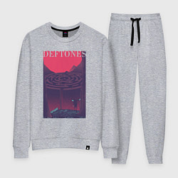 Костюм хлопковый женский Deftones, цвет: меланж