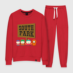 Костюм хлопковый женский South Park, цвет: красный