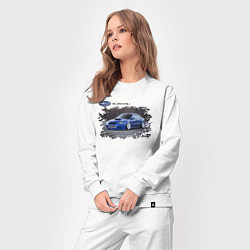 Костюм хлопковый женский SUBARU, цвет: белый — фото 2