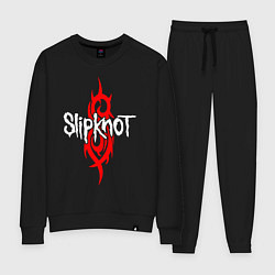 Костюм хлопковый женский SLIPKNOT, цвет: черный