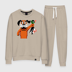Костюм хлопковый женский Duck Hunt, цвет: миндальный