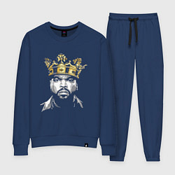 Костюм хлопковый женский Ice Cube King, цвет: тёмно-синий