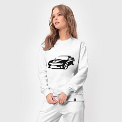 Костюм хлопковый женский Chevrolet Z, цвет: белый — фото 2