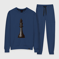 Костюм хлопковый женский Король, цвет: тёмно-синий