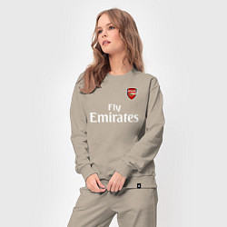 Костюм хлопковый женский ARSENAL, цвет: миндальный — фото 2