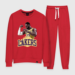Костюм хлопковый женский LeBron - Lakers, цвет: красный