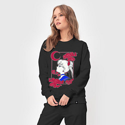 Костюм хлопковый женский Сейлор Мун, цвет: черный — фото 2