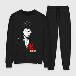 Костюм хлопковый женский Клинских - Сектор Газа, цвет: черный