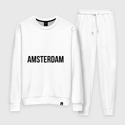 Костюм хлопковый женский Amsterdam, цвет: белый