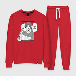 Костюм хлопковый женский She is mine, цвет: красный