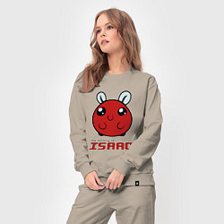 Костюм хлопковый женский The binding of isaac Monsters, цвет: миндальный — фото 2