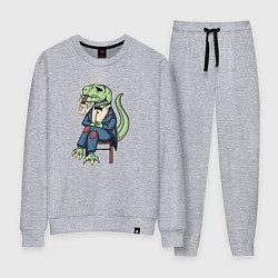 Костюм хлопковый женский Дон Корлеоне - Динозавр, цвет: меланж