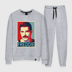 Костюм хлопковый женский Freddie, цвет: меланж