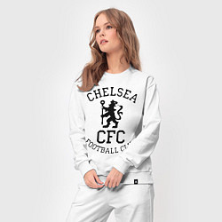 Костюм хлопковый женский Chelsea CFC, цвет: белый — фото 2