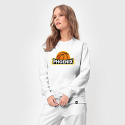 Костюм хлопковый женский Phoenix Basketball, цвет: белый — фото 2