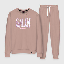 Костюм хлопковый женский Salem Massachusetts, цвет: пыльно-розовый