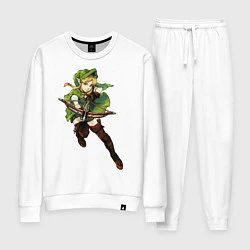 Костюм хлопковый женский Zelda1, цвет: белый