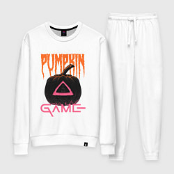Костюм хлопковый женский Pumpkin Game, цвет: белый