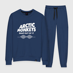 Костюм хлопковый женский Arctic Monkeys, группа, цвет: тёмно-синий