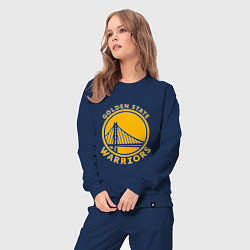 Костюм хлопковый женский Golden state Warriors NBA, цвет: тёмно-синий — фото 2