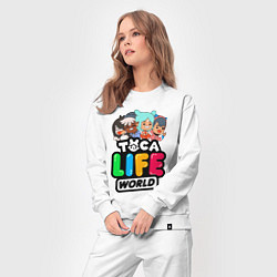 Костюм хлопковый женский TOCA LIFE WORLD ТОКА ЛАЙФ ВОРЛД ПЕРСОНАЖИ, цвет: белый — фото 2