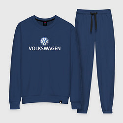 Костюм хлопковый женский VOLKSWAGEN LOGO, цвет: тёмно-синий
