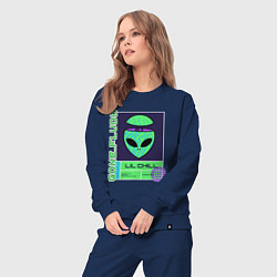 Костюм хлопковый женский GONE FLUDD UFO, цвет: тёмно-синий — фото 2