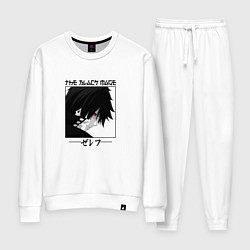 Костюм хлопковый женский Хвост Феи Fairy Tail, Зереф Zeref, цвет: белый