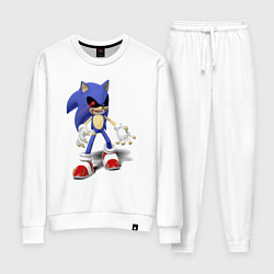 Костюм хлопковый женский Sonic Exe Video game Hype, цвет: белый