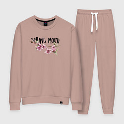 Костюм хлопковый женский Sakura Spring Mood, цвет: пыльно-розовый