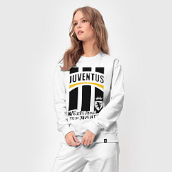 Костюм хлопковый женский Juventus Ювентус, цвет: белый — фото 2