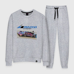 Костюм хлопковый женский Mazda Motorsport Racing team!, цвет: меланж