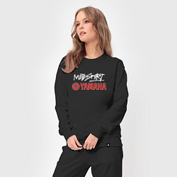 Костюм хлопковый женский YAMAHA Moto Sport, цвет: черный — фото 2