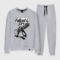 Костюм хлопковый женский Fallout 4 Hero!, цвет: меланж