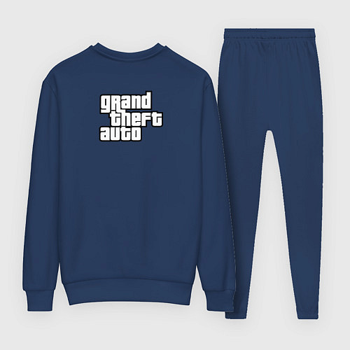 Женский костюм GTA Orange gangster / Тёмно-синий – фото 2