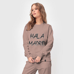Костюм хлопковый женский Hala - Madrid, цвет: пыльно-розовый — фото 2