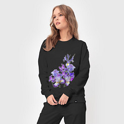 Костюм хлопковый женский Ириски Ирисы, цвет: черный — фото 2