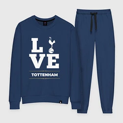 Костюм хлопковый женский Tottenham Love Classic, цвет: тёмно-синий