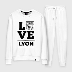 Костюм хлопковый женский Lyon Love Классика, цвет: белый