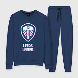 Женский костюм Leeds United FC в стиле Glitch