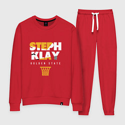 Костюм хлопковый женский Steph & Klay, цвет: красный