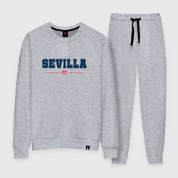 Костюм хлопковый женский Sevilla FC Classic, цвет: меланж