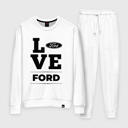 Костюм хлопковый женский Ford Love Classic, цвет: белый