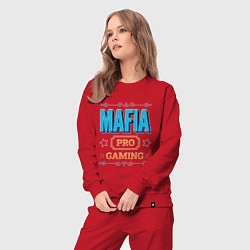 Костюм хлопковый женский Игра Mafia PRO Gaming, цвет: красный — фото 2