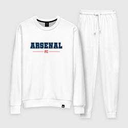 Костюм хлопковый женский Arsenal FC Classic, цвет: белый